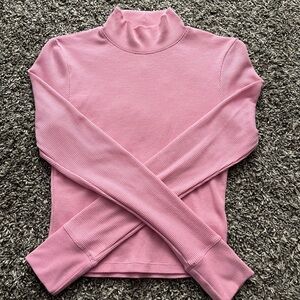 American Eagle Outfitters Pink Long Sleeve Top